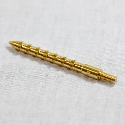 .24 Caliber Brass Parker Hale Style Jag - Male Threaded